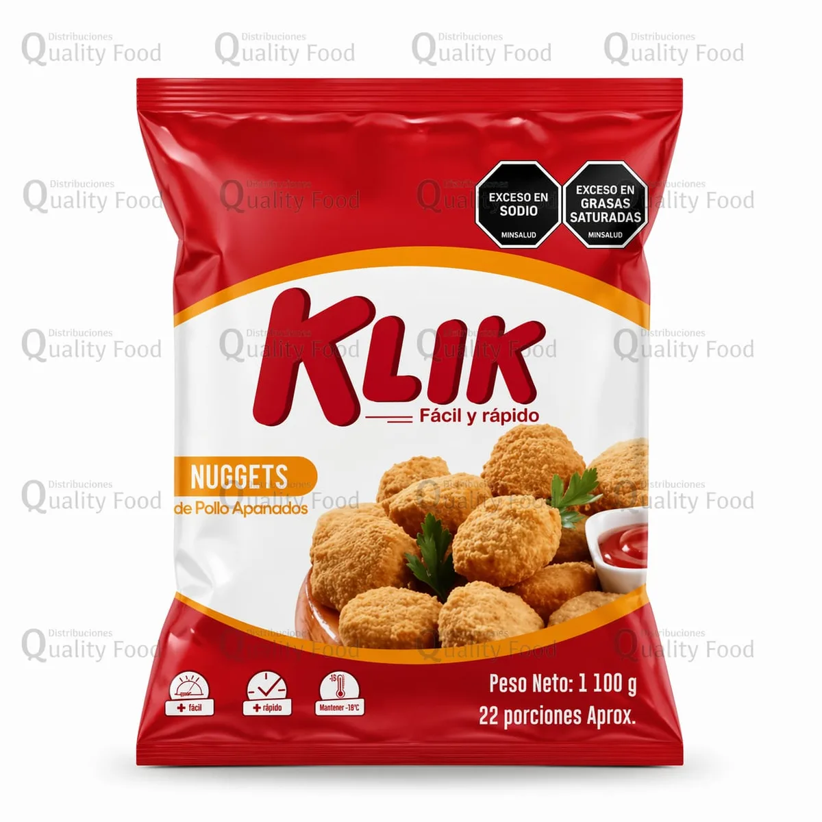 NUGGETS X 55 UNIDADES X 20 GR