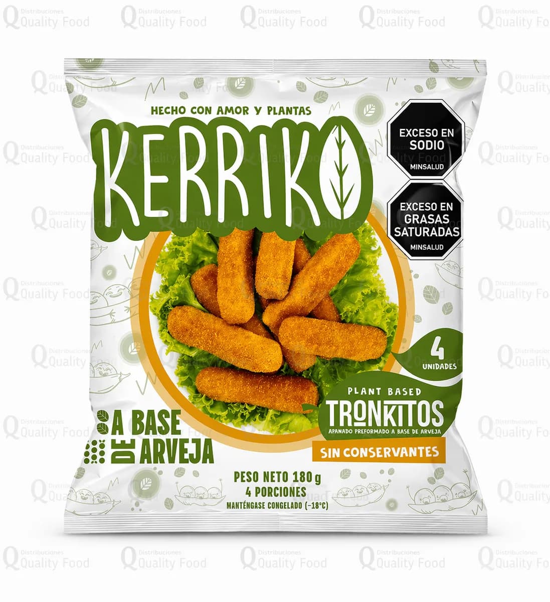 TRONKITOS KERRIKO X 4 UNIDADES X 45 GR