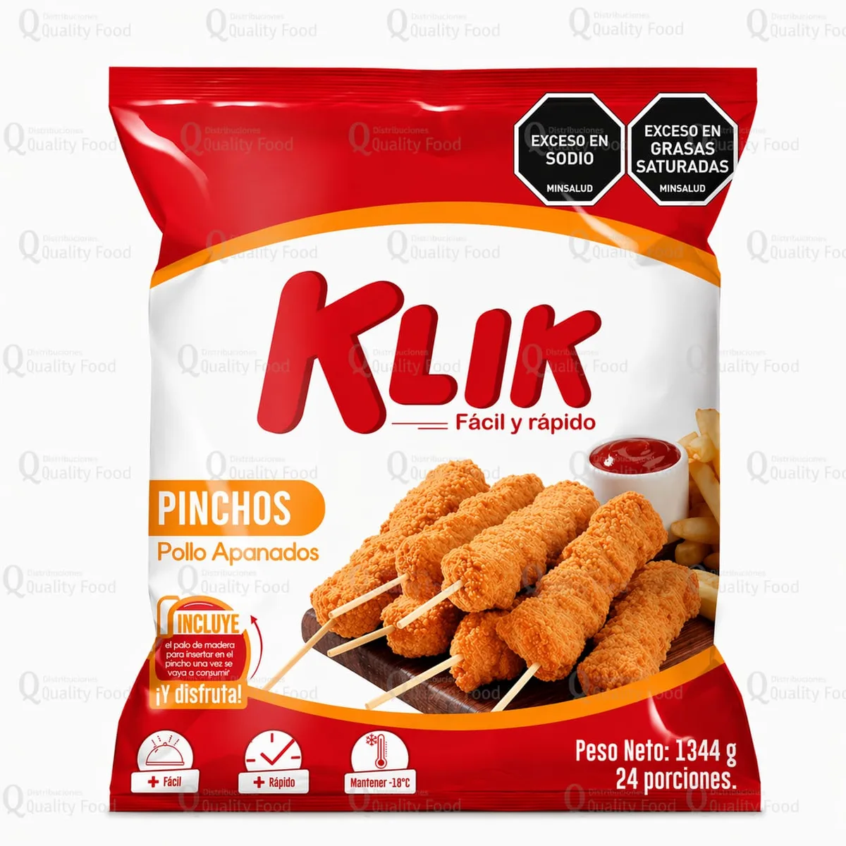 PINCHO APANADO X 24 UNIDADES X 56 GR