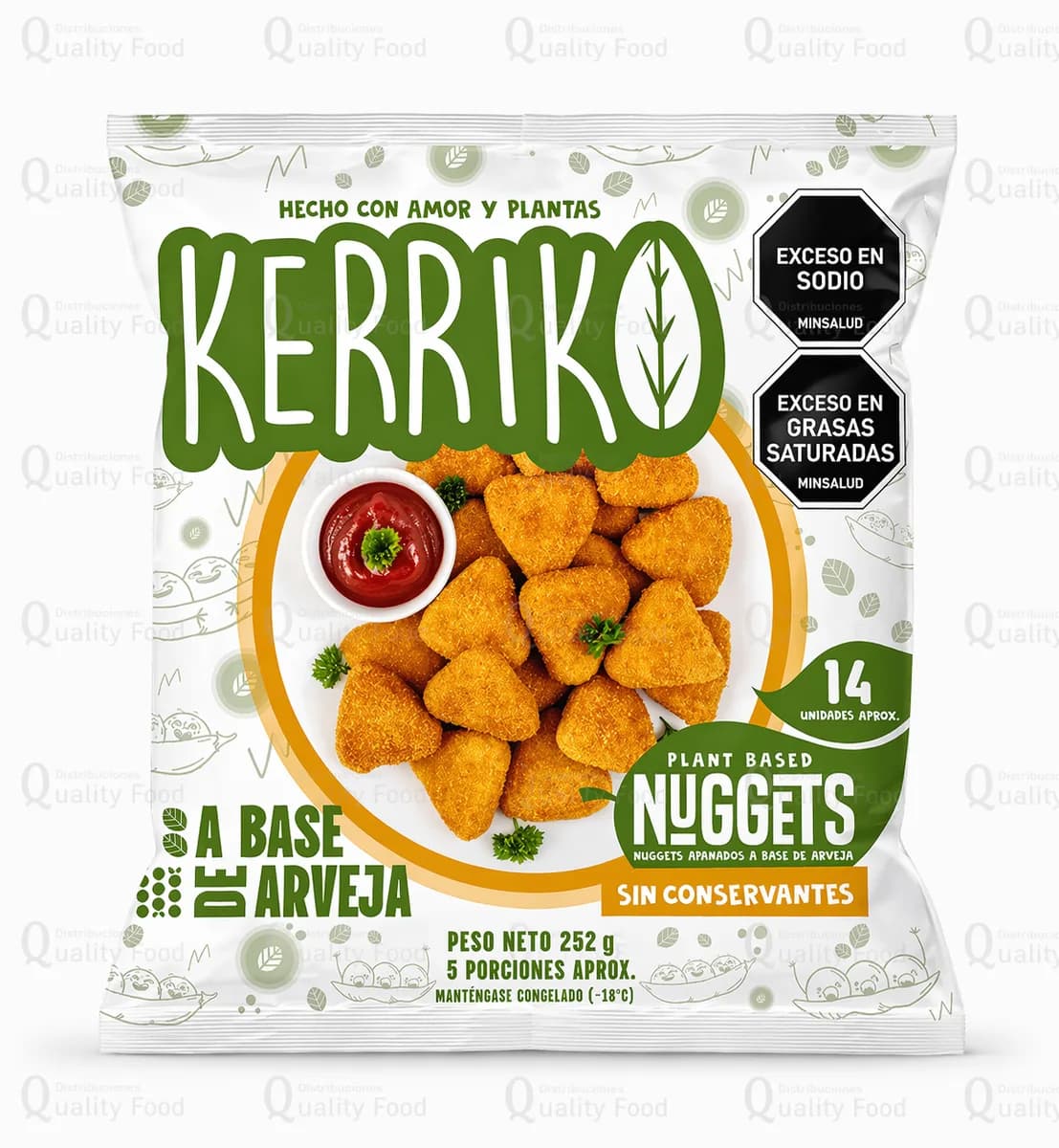 NUGGETS KERRIKO X 14 UNIDADES X 18 GR