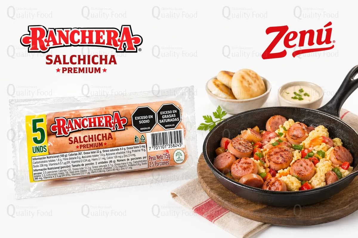 SALCHICHA RANCHERA X 5 UNIDADES