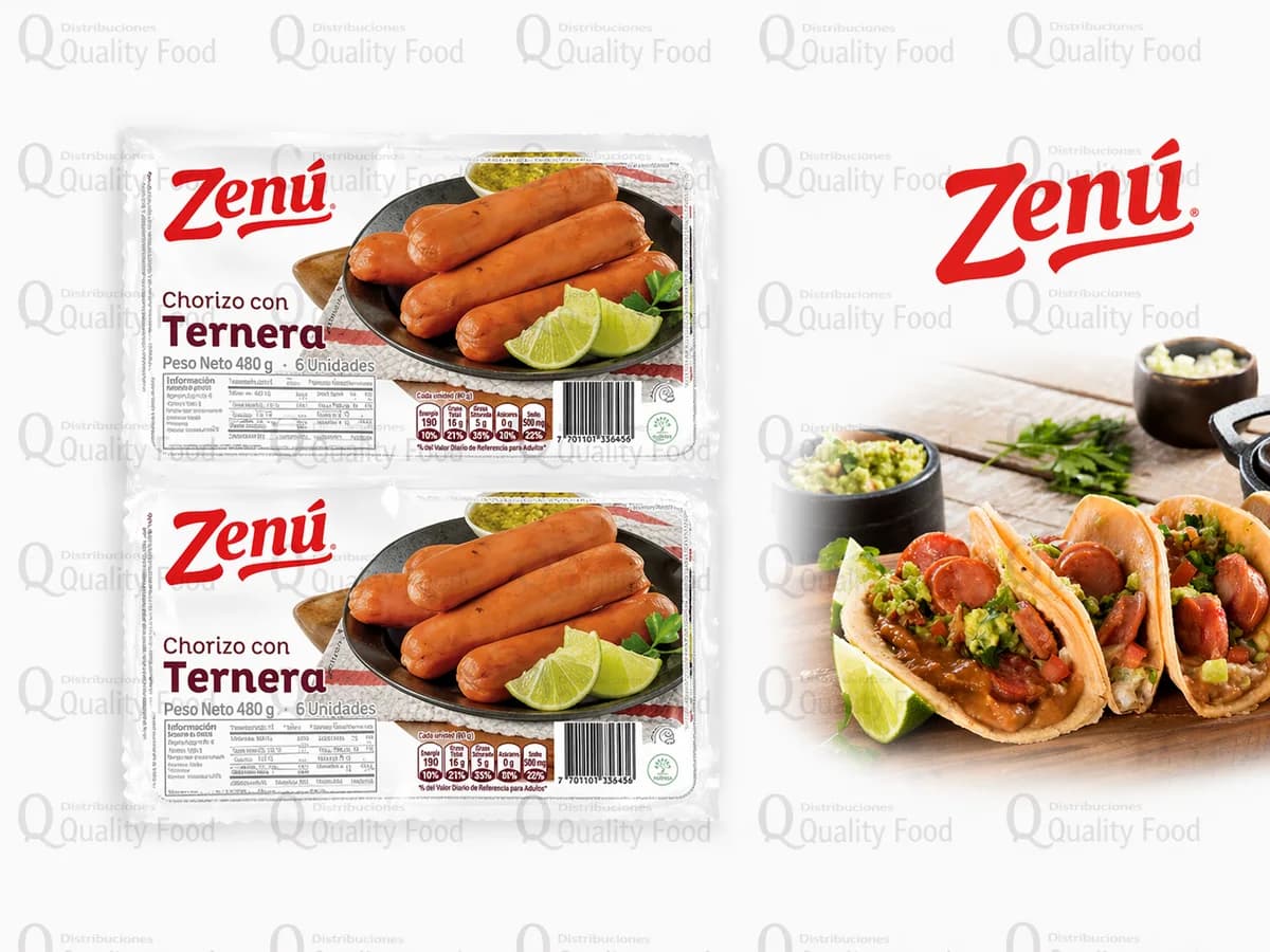 CHORIZO TERNERA X 450 GR X6 UNID