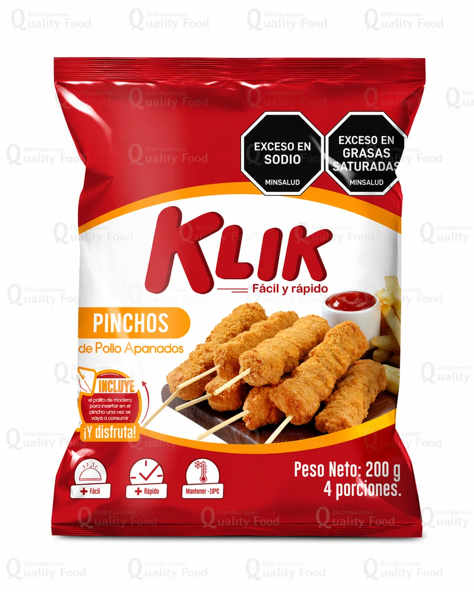 PINCHO X 4 UNIDADES X 50 GR