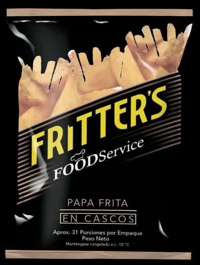 PAPA FRITTERS TIPO CASQUITO x 2500 gr